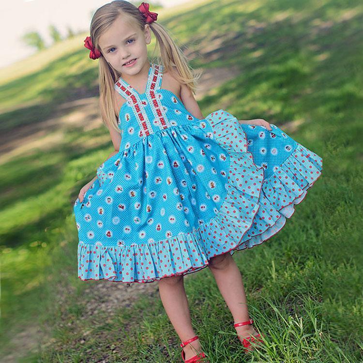 Toddler Baby Kid Girl Floral Print Ruffle Short Sleeve Front Split Dress Summer Sundress