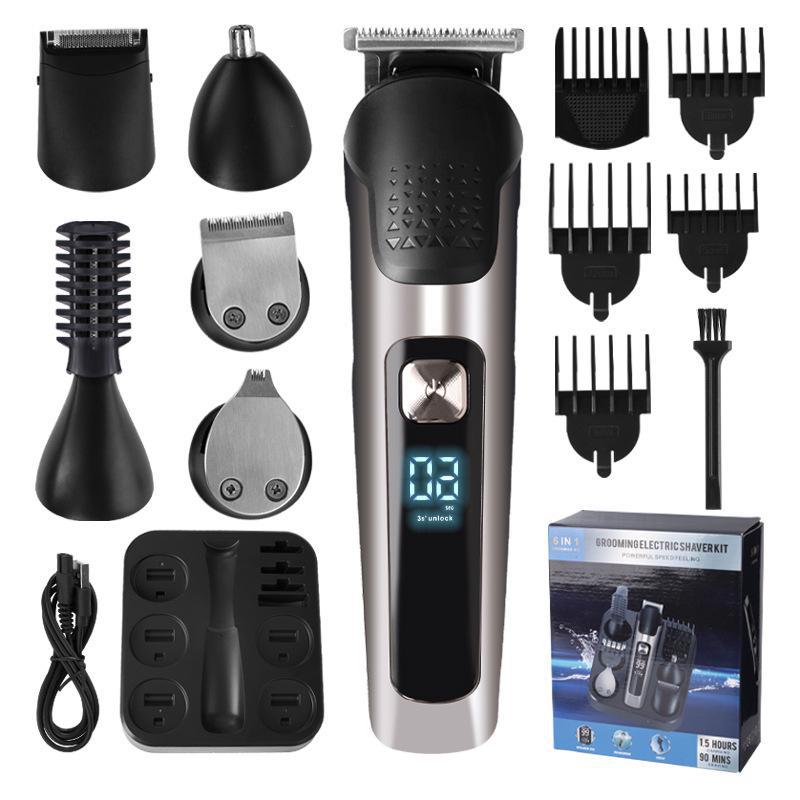 

Универсальный набор электрических машинок для стрижки волос с ЖК-дисплеем - хит продаж для стрижки и карвинга TZ001