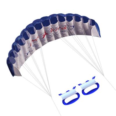 Xtahdge 1.4m Colorful Double Flying Line Wing Kite Stunt Power Kite Soft Giant Flying Kite Sport Beach Kite