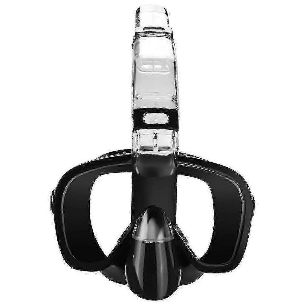 2025 Snorkel Mask Foldable Diving Mask Set with Dry and Camera Mount, Anti-Fog Professional Snorkeling G