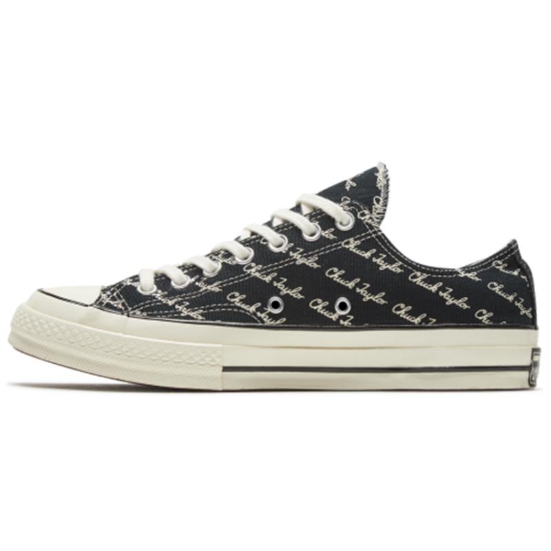 

Converse Chuck 70 Low Scripted Signature Print Unisex Black Egret 37