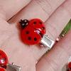10Pcs Cartoon Ladybird Hair Clip Strong Hold Barrettes Fashion Hair Accessories for Children Girls Women Daily Wear