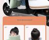 Winter Fleece-Lined Waterproof Leather Windshield Cover for Electric Vehicle and Motorcycle.