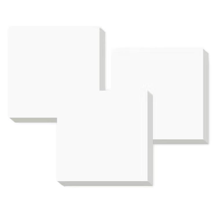 Korean Cute Sticky Notes: Strong Adhesion Blank Memo Pads for Students