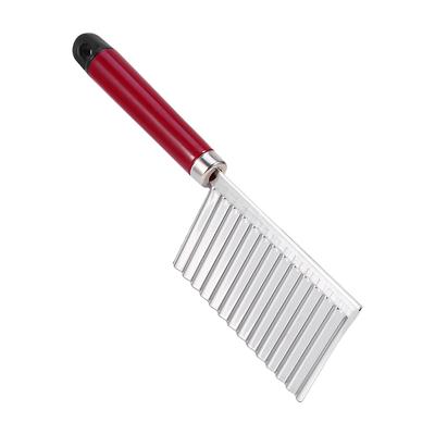Cuchillo Ondulado para Patatas Multifunción Acero Inoxidable Cortador de Fruta Herramienta de Cocina