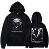 Felpe Banda Rock Metal Nero Darkthrone Transilvanian Hunger Stile Gotico Death Pullover Manica Lunga Uomo Donna