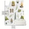 Camping Blanket, Outdoor Picnic Comfort Polyester Nap Blanket, Soft and Comfortable, Suitable for Sofa Bed Office Blanket