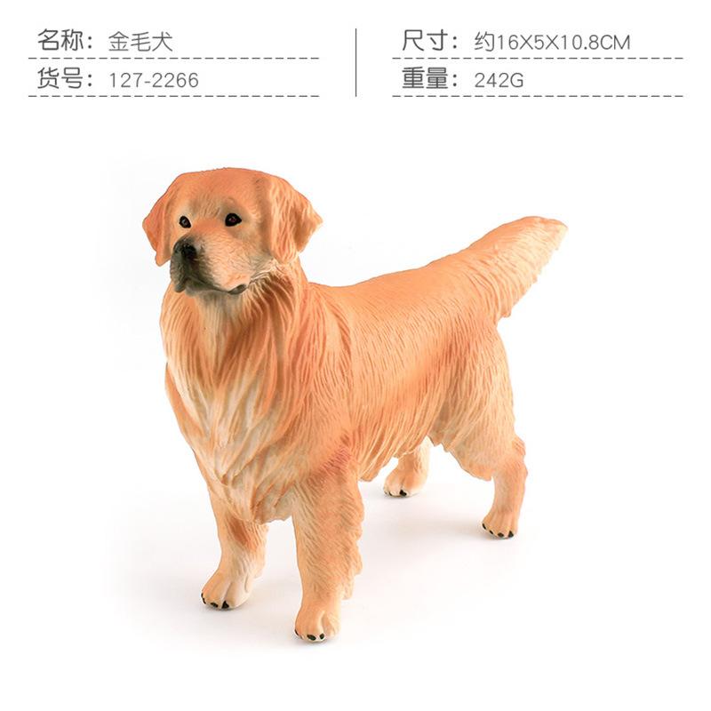 Simulation Animal Dog 6 Models Golden Retriever Teddy Shepherd Shiba Inu Corgi Pet Famous Dog Ornament Toy