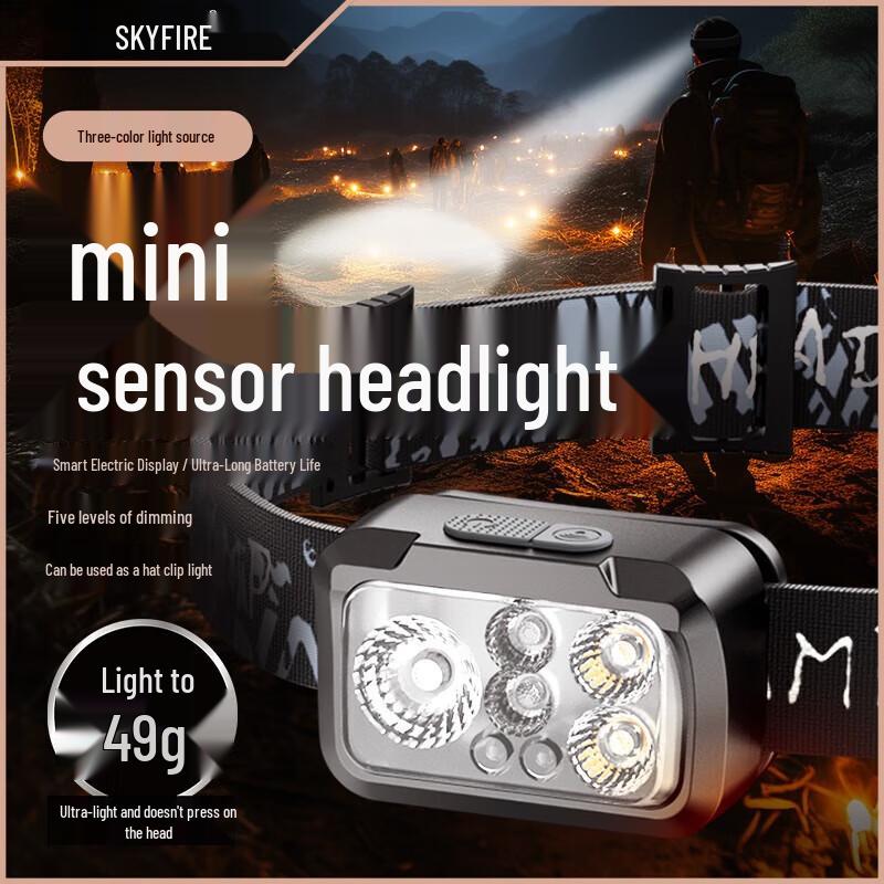 

Skyfire Rechargeable LED Headlamp