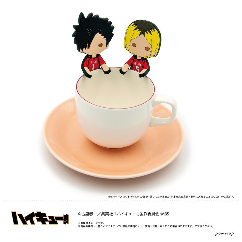 POMMOP Chocotto Rubber Collection A W45 x H73 x D4mm PVC Rubber and Iron Plate U91 21L 038 Box of 6 Haikyu!!