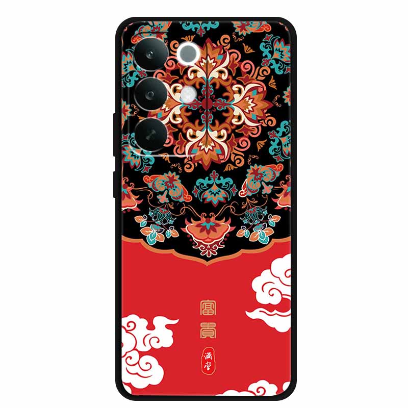 3D Dragon Case For OPPO Realme C85 4G 15X 5G Relief Coque Bumper Silicone Soft Phone Cover C 85 15 X Embossed Blossoms Funda
