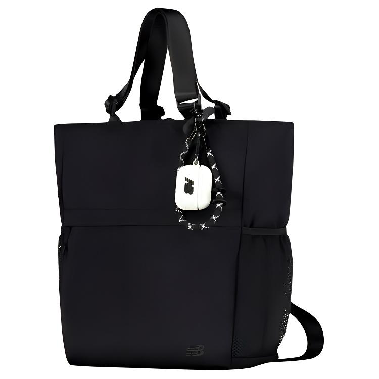 New Balance 21.7L Versatile Fabric Dual-Shoulder Tote Bag Unisex bags Black LAB52410-BK