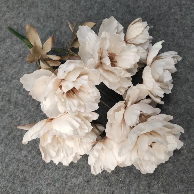 Silk Peony Realistic Artificial Flowers For Wedding Party Home Decorations
