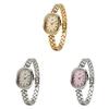 Orologio da Donna Classico al Quarzo con Cassa in Lega Dorata e Quadrante Decorativo per Accessori di Moda
