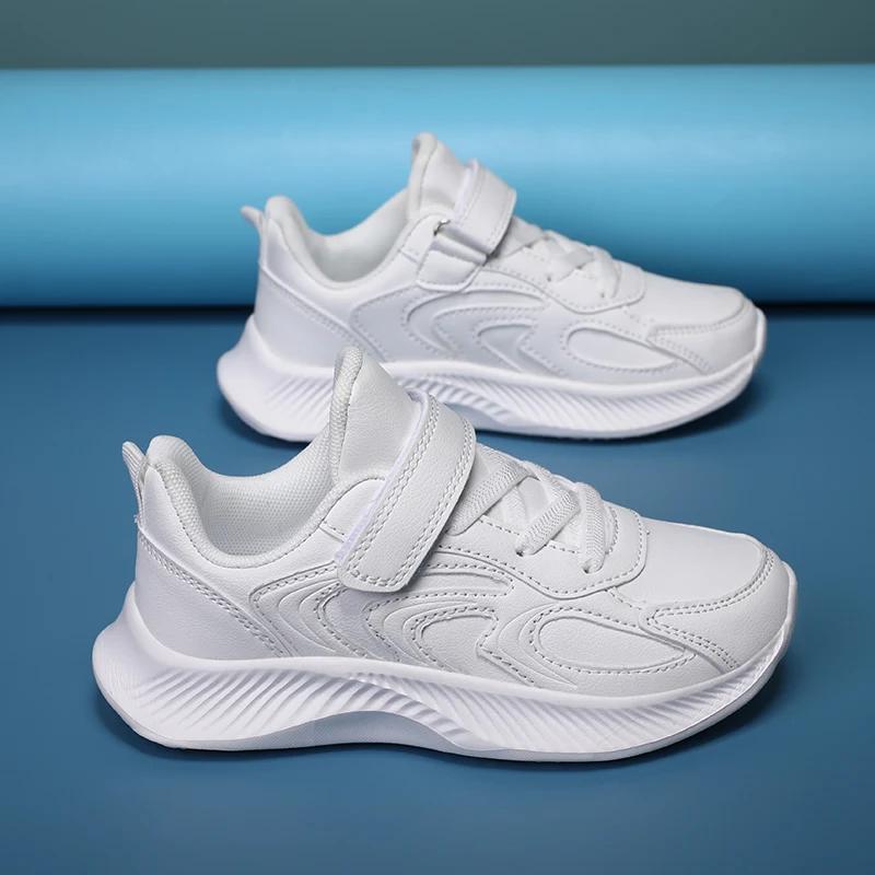 

Весняне спекотне та універсальне дитяче повсякденне спортивне взуття кампусна мода великих розмірів маленькі білі туфлі на відкритому повітрі для хлопчиків 39