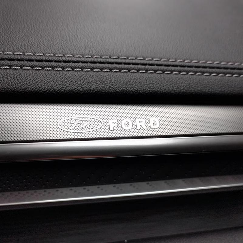 VCLG2 3D Car Styling Metal Sticker Interior Decorative Decals For Ford Escape Kuga Mondeo Ecosport Fiesta Focus 2 3 MK1 MK2 Fusion