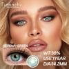 FUNSACHY 1 Paar Farbige Kontaktlinsen für Augen Blaue Linse Grau Grün Augen Make-up Natürliche Linsen Mode Schönheit Kosmetik Pupillen