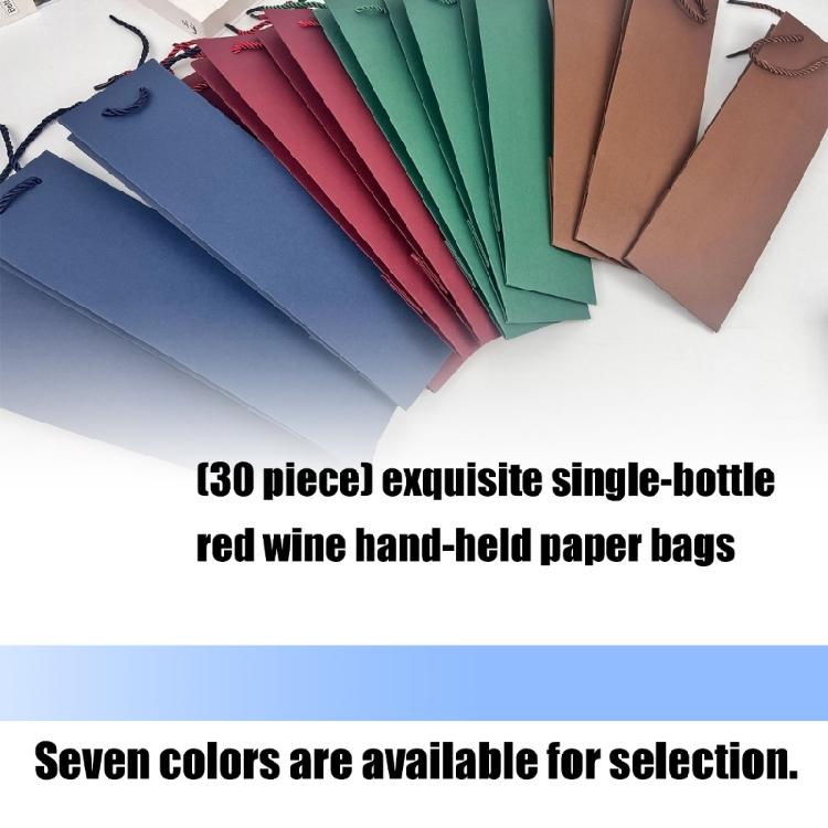 Pack of 30 Premium Single Bottle Wine Packaging Bags with Sturdy Construction for Reliable Use in All Social Event