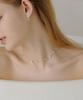 Has Hld028 Silver Chain Pearl Necklace
