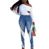 DZ2042-A1 European and American Women's Casual Fashion Jeans