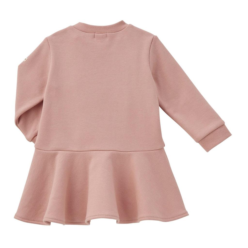 MIKIHOUSE HOT BISCUITS Dress, Salmon Pink, Size 110cm, for Boys and Girls, Product Number: 73-1901-681