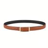 Trousers Belt Women's Jeans Versatile Fashion Literary ins Trend Double Sided Belt Retro Brown Practical Belt