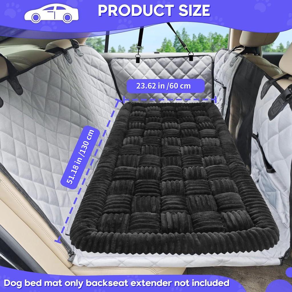 Plush Non-Slip Car Backseat Pet Cushion and Sofa Pad