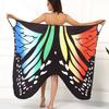 GMXIA Colorful Butterfly 3D Print Sexy and Comfortable Beach Cover Dress