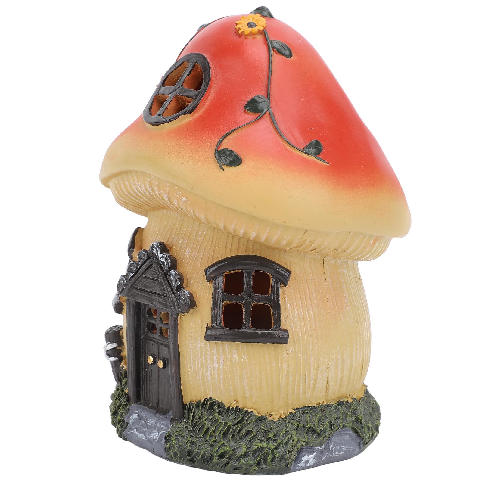 

Грибная наружная статуя на солнечных батареях светильник для садовой скульптуры декоративный светильник автоматический датчик орнамент