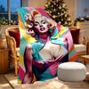Singer Print Blanket - Soft & Comfortable, for Bedroom, Travel, Sofa, Home Decoration - Birthday Christmas Gift for Friend