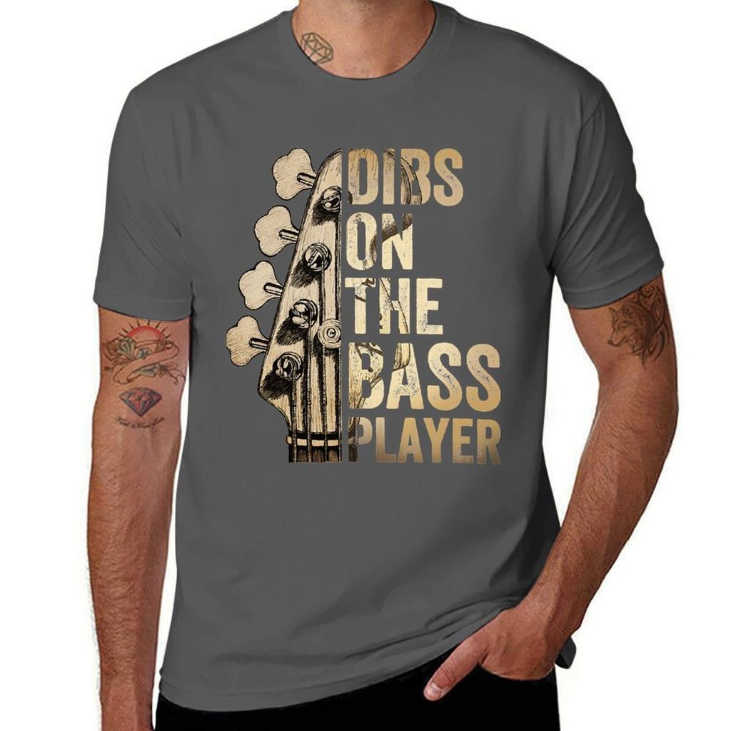 Dibs On The Bass Player Guitar Musician TShirt Casual Daily Outfit TShirt