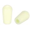 Uxcell Electric Guitar Switch Tip Inch Toggle Switch Imported Durable Replacement Parts for Electric Beige Knobs, 2-Pack, 8/32 Screw, 5-Way/3-Way