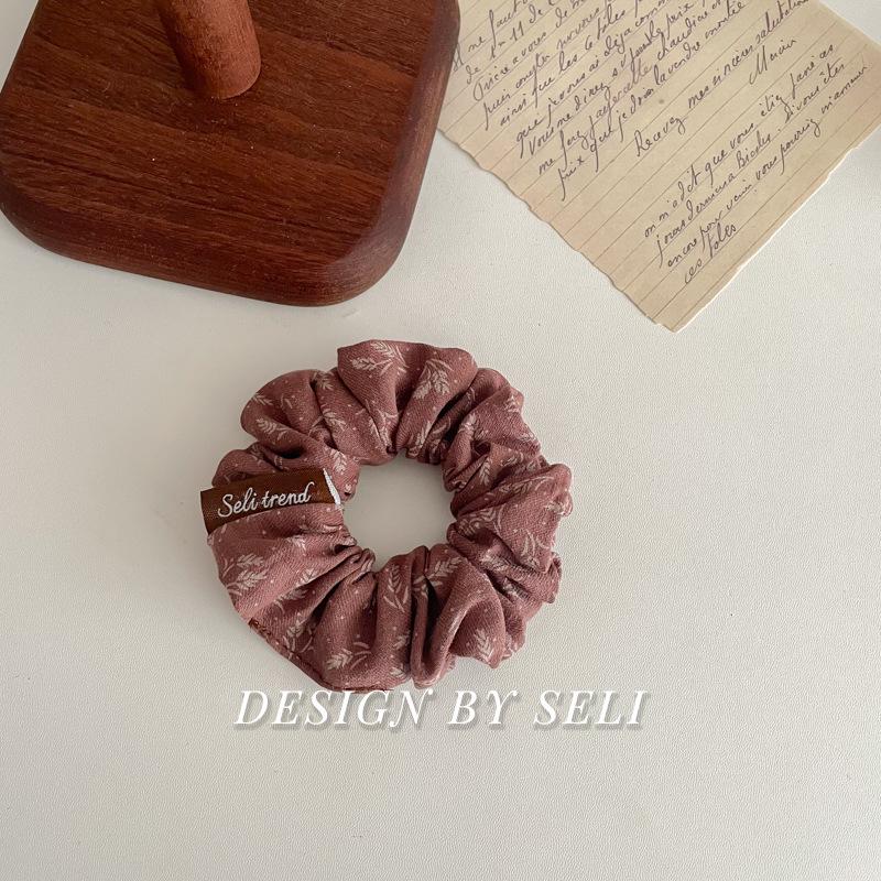 Korean Pastoral Wheat Ear Lace Floral Hair Tie