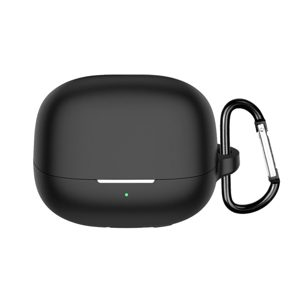 

с карабином Чехол для наушников Противоударный Чехол для зарядного бокса для Xiaomi Buds 5 Pro чёрный