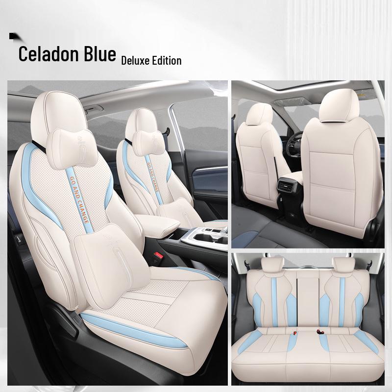 DJGY All-Season Sport Leather Seat Cushion Cover for GAC Trumpchi GS Yingsu