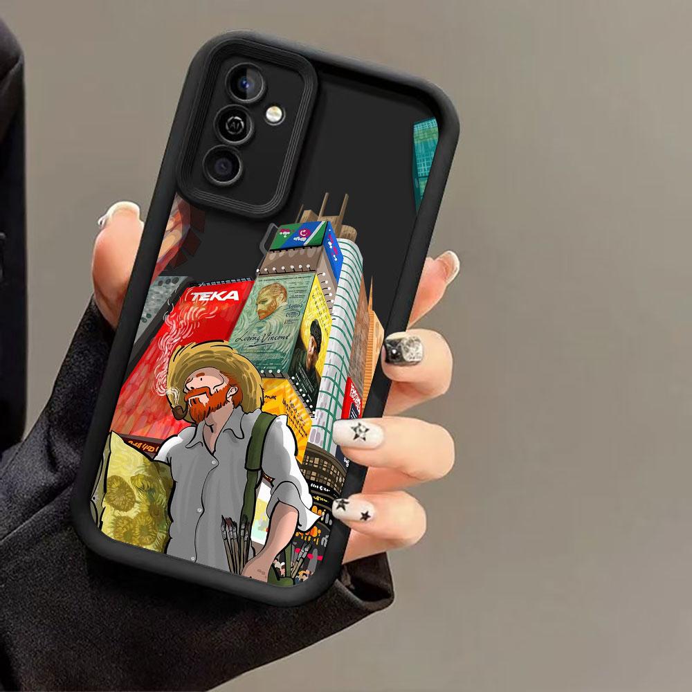 The S-Starry Night Art Cover Phone Case For HONOR 600 400 90 LITE 300 200 70 50 20 10I 9X 8X PRO DIY Case Shell Funda Capa Coque