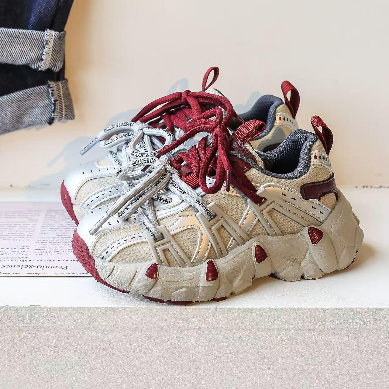 Детские зимние кроссовки 2025: Мальчиковый папин стиль плюс бархат, Девочковый на хлопковой подкладке 27