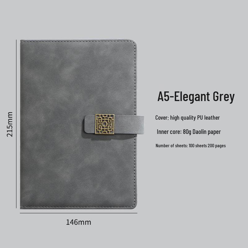 A5 Customizable Buckle Business Notebook with Logo