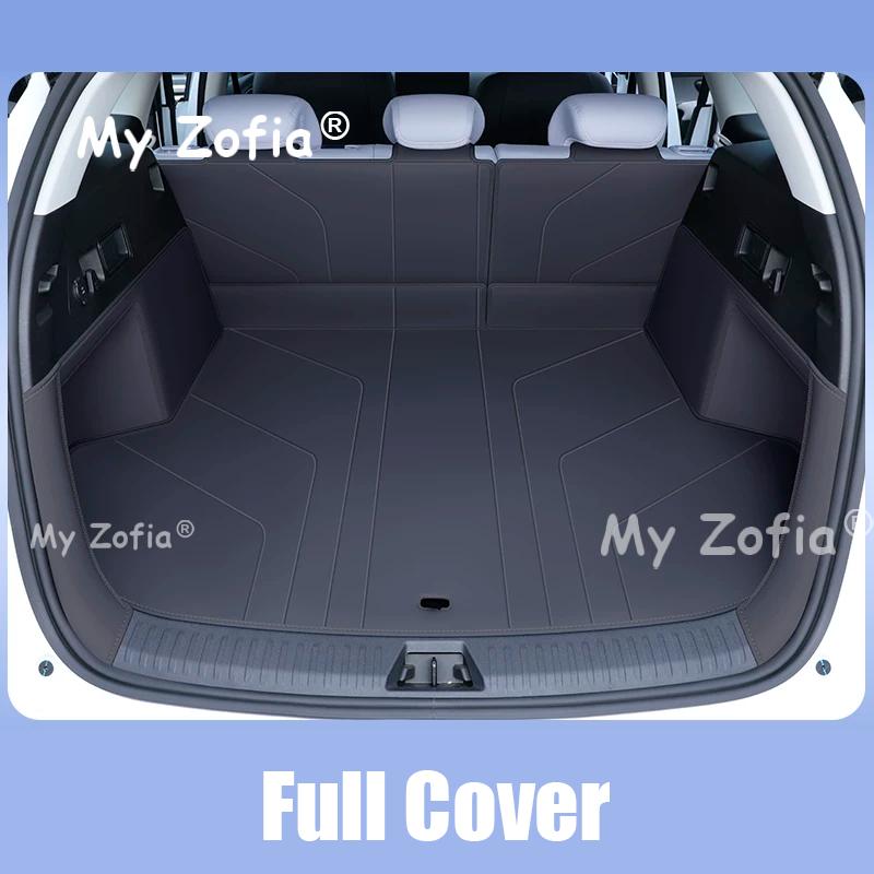 Leather Trunk Mat For BYD SEAL 6 DM-i Touring 2025 2026 Car Boot Liner Tray Waterproof Mud Protector Pad Cargo Mat Accessories