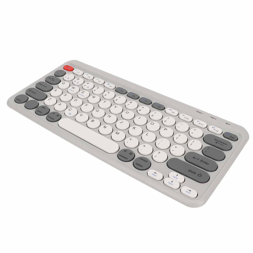 Compact Round Keycaps   Keyboard Wireless   2.4G Dual Mode Portable Slim Keyboard for   for   for