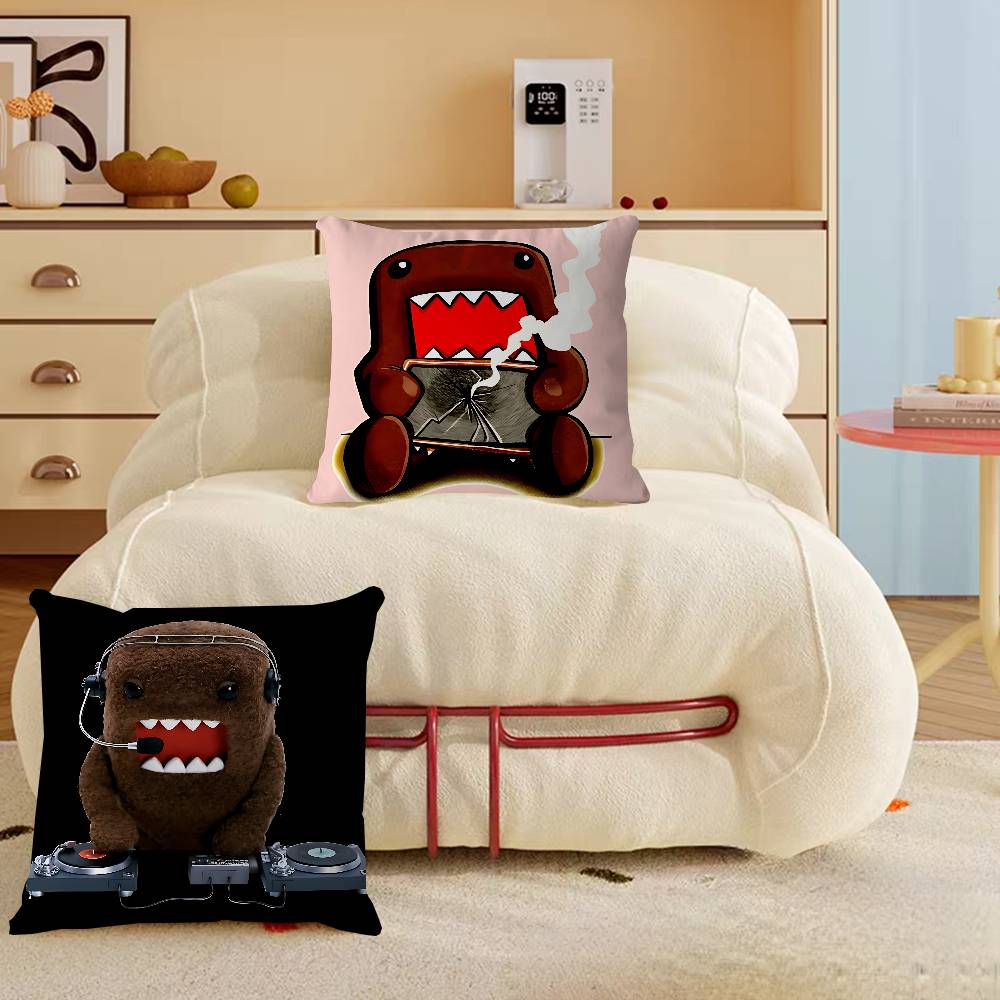 Cute Domo Kun Cushion Cover Pillow Cover Decor Pillowcase Printed Cushion Case For Couch
