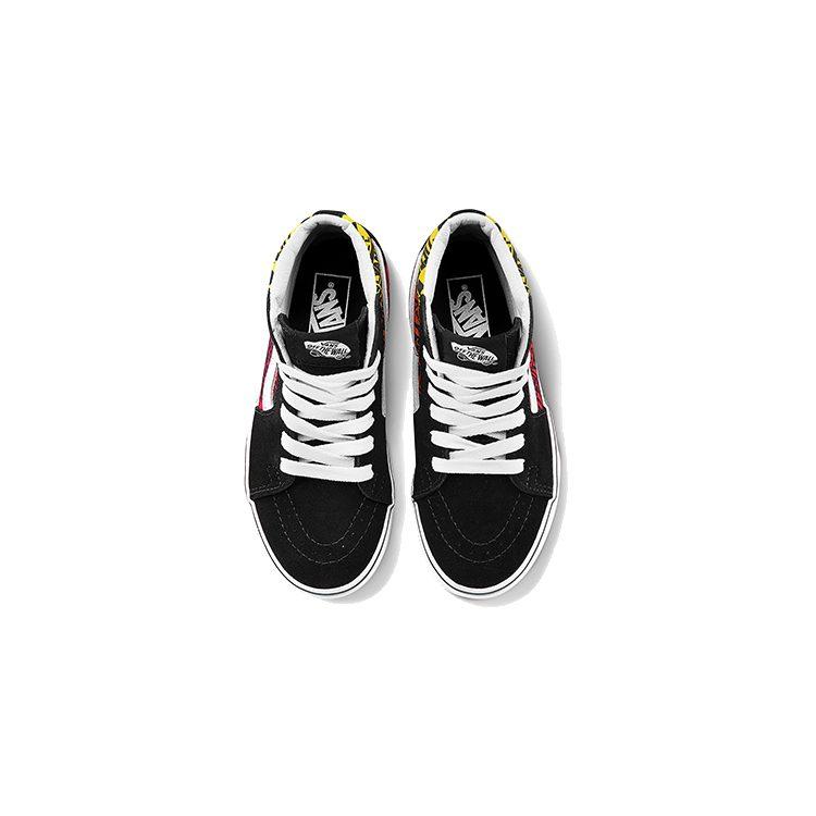 Vans SK8 High top Kids' Skateboarding Shoes Black Multicolor Children Aged 3 7 Years Old VN0A4BUW2N5