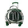 Trolley per Animali Domestici Fori di Ventilazione Trasparenti Ruote Silenziose Zaino Portatile Comodo per Gatti Cani