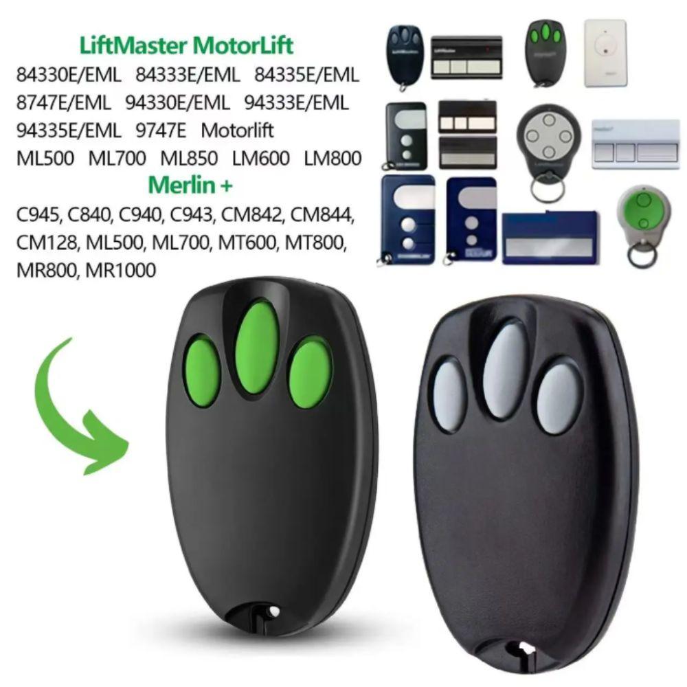 3 In 1 Function Garage Door Remote Control Electric Gate Replacement Remote  Garage Use
