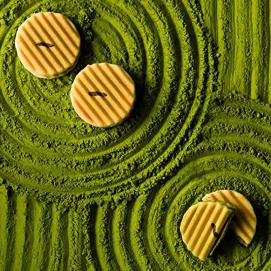 Kugetsu Himechiju Senbei Bio-Matcha 12 Stück Kyoto-Spezialität Wagashi Feier Dankeschön-Geschenk Eingangszeremonie Abschluss Opfergabe Übertragung