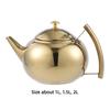 Polished Stainless Steel Teapot Water Kettle Thickened with Filter Tea Pot 1/1.5/2L Gas Induction Cooker Kettle Household Teapot