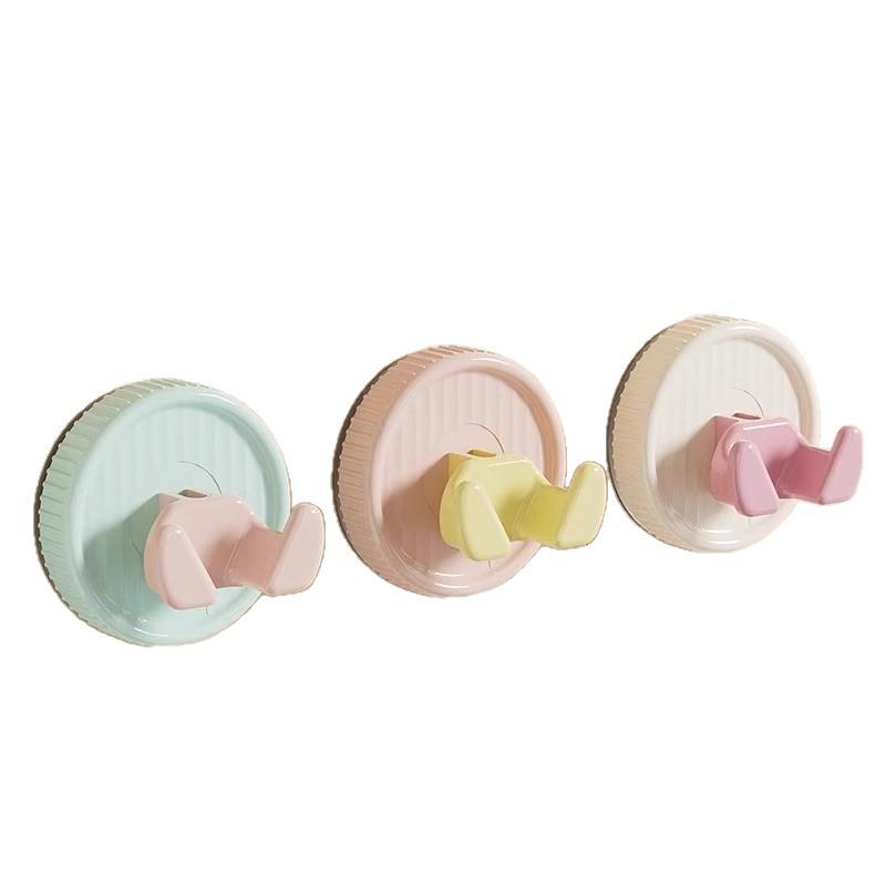 Suction Cup Hook, No-Drill Wall-Mounted Plug Fixer, Strong Load-Bearing for Kitchen