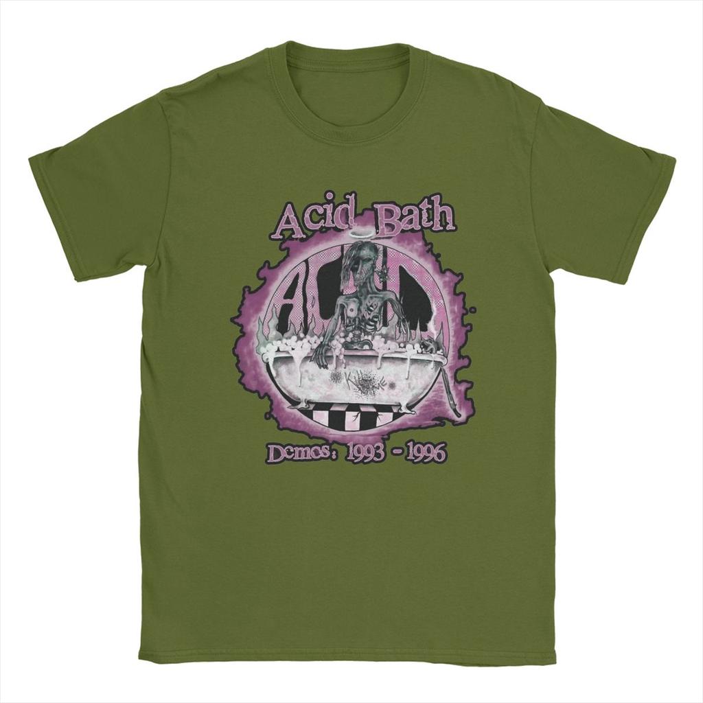 Lustiges The Acid Bath T-Shirt für Herren Rundhals Baumwoll-T-Shirts Kurzarm-Tees Geschenkidee Kleidung