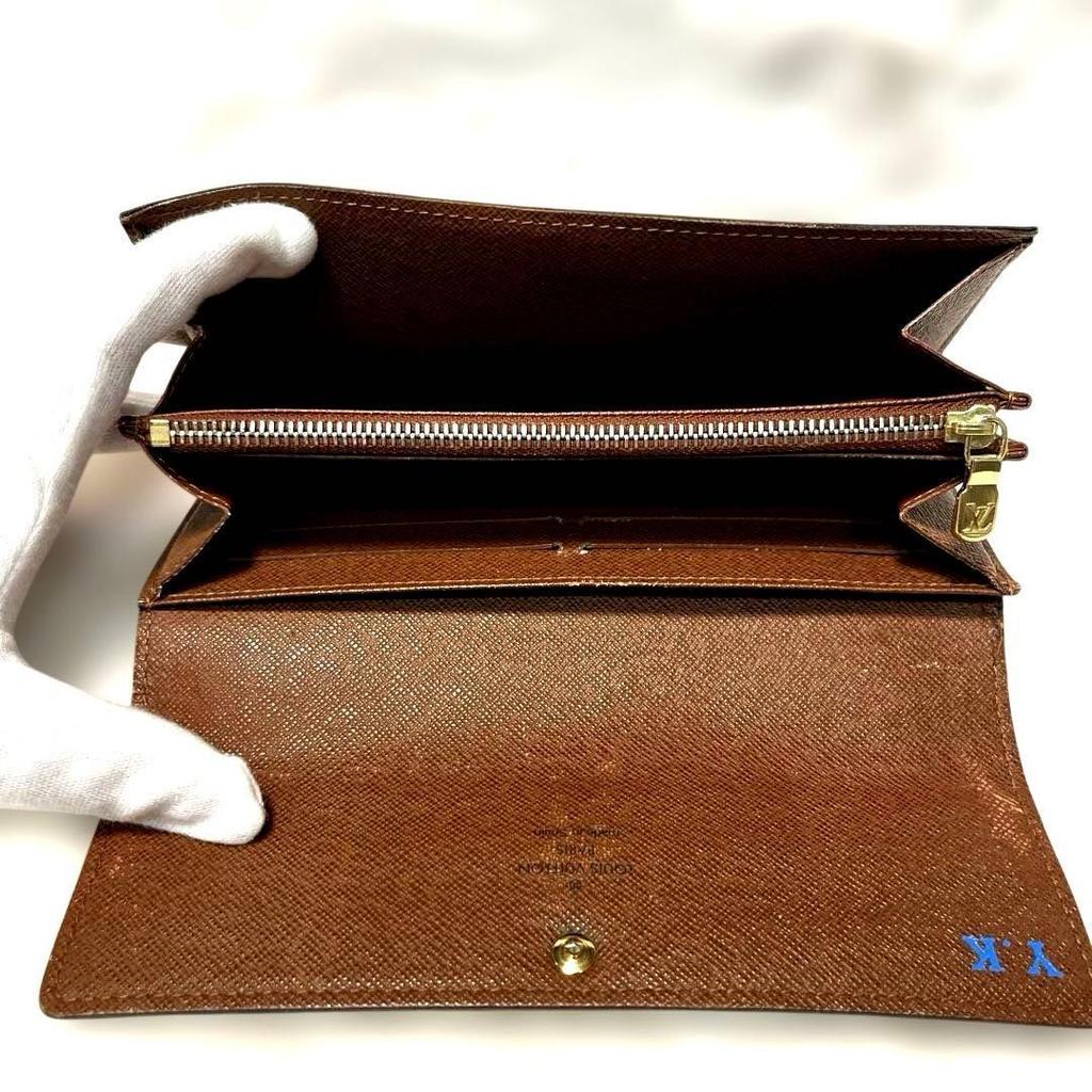 Used Louis Vuitton Monogram Sarah Long Wallet M61734 Old Model