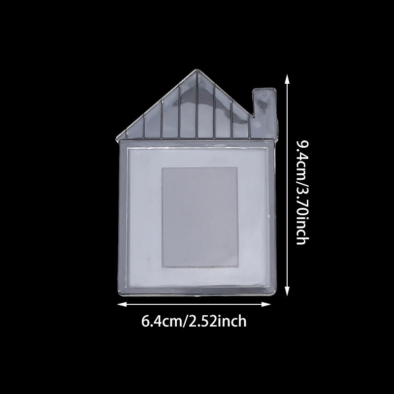 10-50PC Clear Magnet Photoes Holders Acrylic Refrigerator Magnetic Display Frames Office DIY Insert Photo Picture Storage Holder